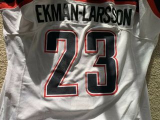 Portland Pirates Game Worn AHL Authentic CCM Jersey 2012 - 13 Ekman - Larsson 4