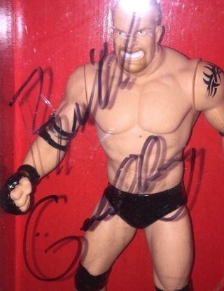 Goldberg 12 Inch Tall Limited Edition Poseable WCW Action Figure W SIGNED Box 2