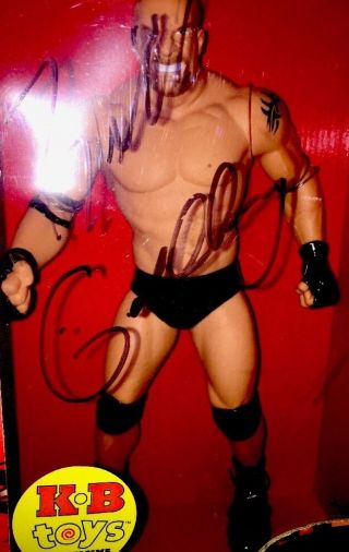 Goldberg 12 Inch Tall Limited Edition Poseable WCW Action Figure W SIGNED Box 4
