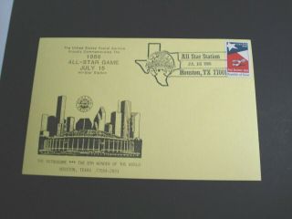 1986 All - Star Game - Houston Tx Astrodome Jul 15,  1986 Sports Baseball Astros