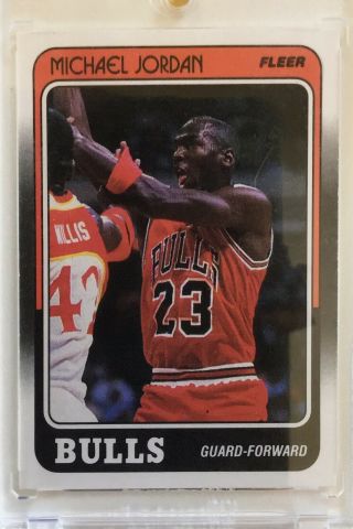 Original1988 - 1989 Fleer Michael Jordan Chicago Bulls 17 Basketball Card