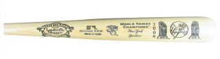 2009 Ny Yankees World Series Champions Louisville Slugger Ls Baseball Bat /10000