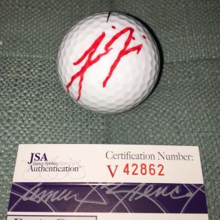 Joaquin Niemann Signed Golf Ball Autographed Jsa V42862 Fathers Day