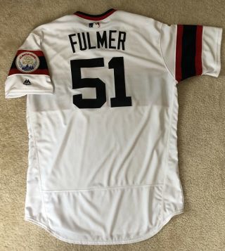 2018 Carson Fulmer Game 51 Chicago White Sox Alternate Throwback Jersey 5
