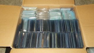 350,  Trading Card Top Loaders Along With 500,  Soft Sleeves And 14 Plastic Cases