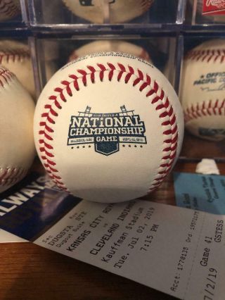 Rare 2018 National Championship Triple A Baseball One Game Played A Year