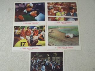 Clark Gable Stanwyke Chitwood Red Hot Wheels 5 Orig.  Movie Lobby Cards 11 X 14in