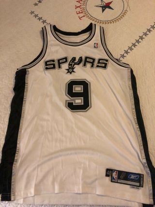 Tony Parker San Antonio Spurs Game Jersey signed and purchased in 2007 4