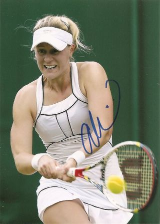 Alison Riske Usa Tennis 5x7 Photo Signed Auto