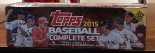 2015 Topps Baseball Complete Factory Set With Series 1 & 2