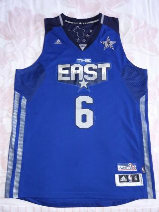 Adidas Adult Xl 6 Lebron James 2011 All Star Game Jersey Miami Heat East