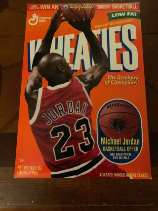 Michael Jordan Wheaties Box 1995 Basketball Offer Full