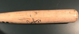 Jeff Franceour Game Autographed Louisville Slugger BAT Braves PSA/DNA 3