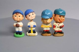 Sonsco,  A Mark Exclusive & Other Assorted Vintage Baseball Bobbleheads [4] Ln