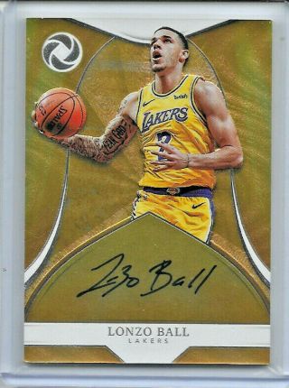 2018 - 19 Panini Opulence Basketball Lonzo Ball Opulence Auto Signature 70/79