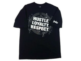 Mens Wwe John Cena T Shirt Xl Hustle Loyalty Respect 2002 Vintage Chain Gang