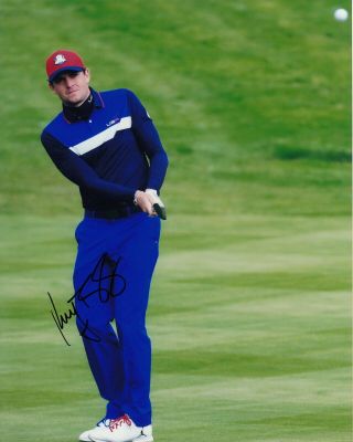 Keegan Bradley 2 8x10 Signed Photo W/ Golf
