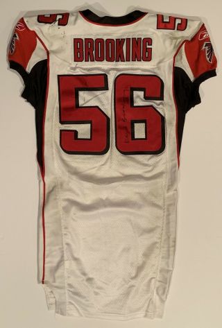 2006 Keith Brooking Atlanta Falcons Game Worn Photomatched & Signed Nfl