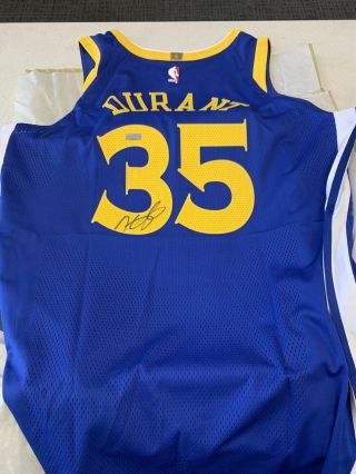 Kevin Durant Autographed Jersey - Golden State Warriors - Panini - Authentic