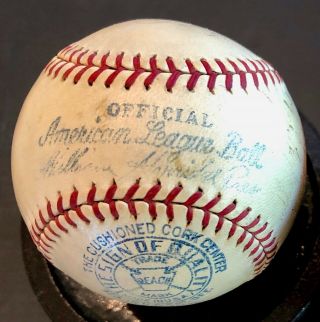 1937 York Yankees World Series Champion Team - Signed Reach Official Baseball