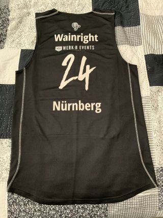 Ishmail Wainright Nürnberg Falcons Bc Game Worn Jersey Authentic