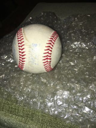 Unauthenticated Babe Ruth Signed Autograph Baseball - Game Worn Durham Bulls 4