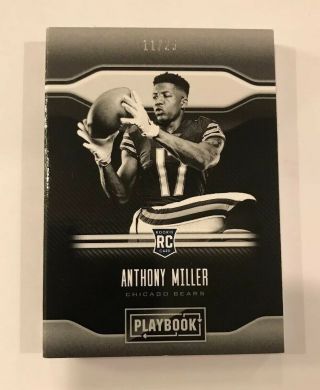 Anthony Miller 2018 Panini Playbook Rookie Patch Auto Booklet 11/25 Emerald 2