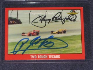 Aj Foyt/johnny Rutherford 1992 Legends Of Indy Autographed Card