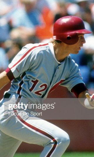 Mickey Morandini Philadelphia Phillies Game Worn Jersey Rawlings 42 MLB 90s 10