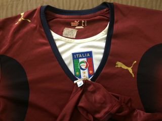 2006 World Cup Italy Goalkeeper GK Football Soccer Shirt Jersey Large Buffon Era 4