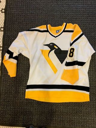 Pittsburgh Penguins White Jaromir Jagr Nhl Hockey Jersey Xl Sewn On Logo 68