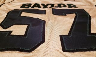 Authentic GAME WORN Nike Baylor Football Gold Jersey 2009 3