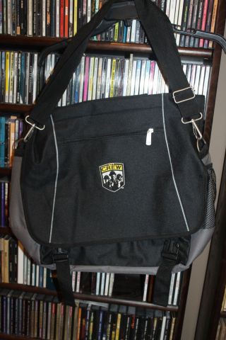 Columbus Crew Soccer Black Laptop Computer Bag W Shoulder Strap