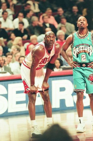 WB89 - 2 1996 NBA Chicago Bulls Memphis Grizzlies Michael Jordan 24 ORIG 35MM NEGS 4