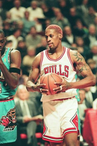WB89 - 2 1996 NBA Chicago Bulls Memphis Grizzlies Michael Jordan 24 ORIG 35MM NEGS 5