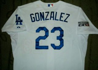 Los Angeles Dodgers Adrian Gonzalez Game Worn 2014 Jersey (padres Red Sox)