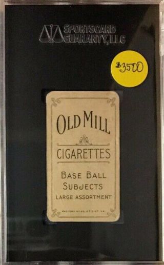 1910 T206 Ty Cobb Red Portrait Old Mill SGC 2.  5 2