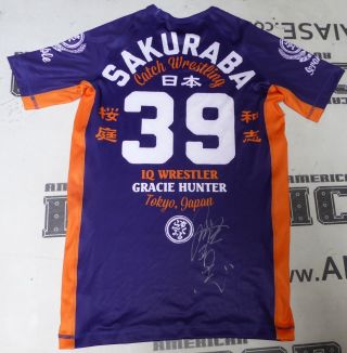 Kazushi Sakuraba Signed Official Rashguard Shirt Psa/dna Pride Fc Ufc Dream