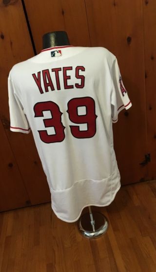 Kirby Yates Team Issued La Angels 39 Jersey Sz 46 Padres Yankees