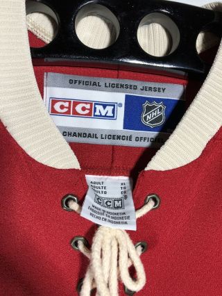 DEREK BOOGAARD MINNESOTA WILD CCM RED AUTHENTIC NHL JERSEY Adult XL 3