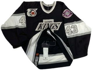 1991 - 92 David Goverde 43 Los Angeles Kings Game Worn Jersey Sz 54 • HOLY GRAIL 2