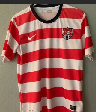 Authentic 2012 Waldo Team Usa Usmnt Nike Soccer Jersey Home Small S