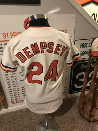 Rick Dempsey Game Worn 1982 Jersey World Series MVP 2