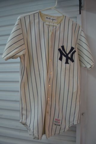 1975 York Yankees Scott Mcgregor Game Worn Jersey Orioles Grey Flannel