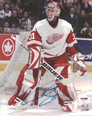 Curtis Joseph Autographed Signed 8x10 Photo Detroit Red Wings Psa/dna U96477