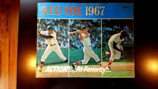 1967 Vintage Boston Red Sox Official Baseball Yearbook.
