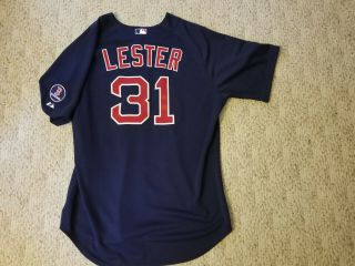 2013 Boston Red Sox Game Issued Jon Lester Jersey Un - Un - Worn Mlb Cubs