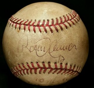 1996 Roberto Alomar Signed Game Home Run Baseball Baltimore Orioles Team