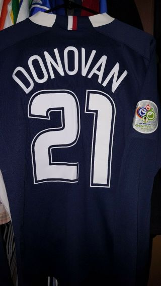 Landon Donovan World Cup 2006 Long Sleeve Jersey USA Soccer MLS Player Issue 2