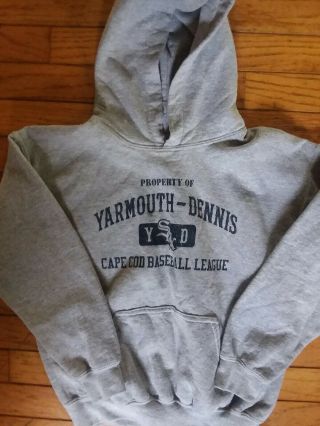 Yarmouth Dennis Red Sox Youth Hoodie Med Cape Cod Baseball League